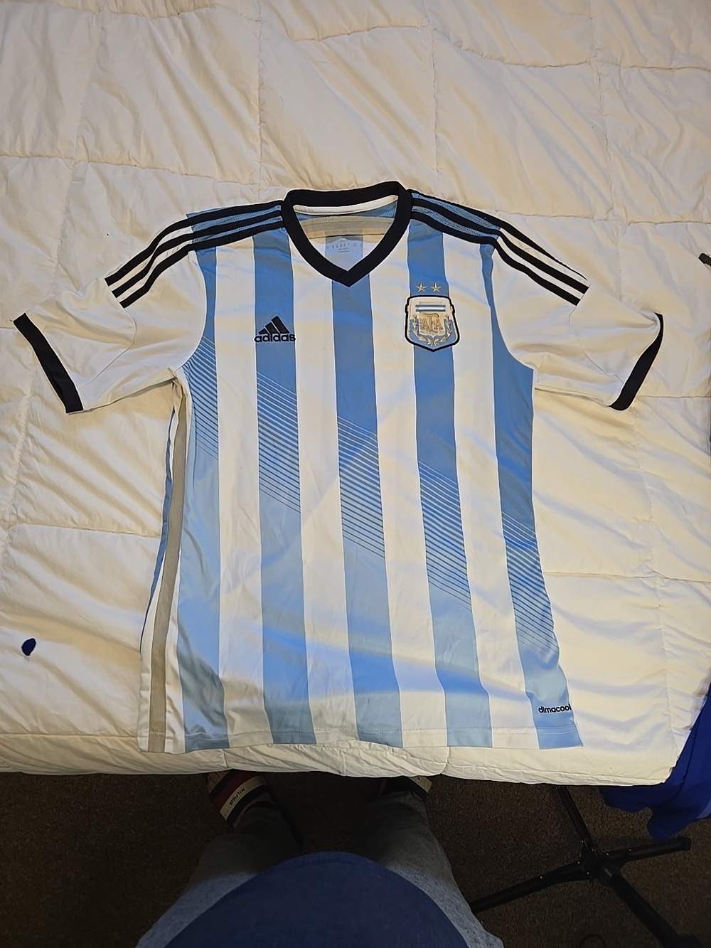 Argentina 2013/2015 Adidas Football Shirt Soccer Jersey Size M 0602